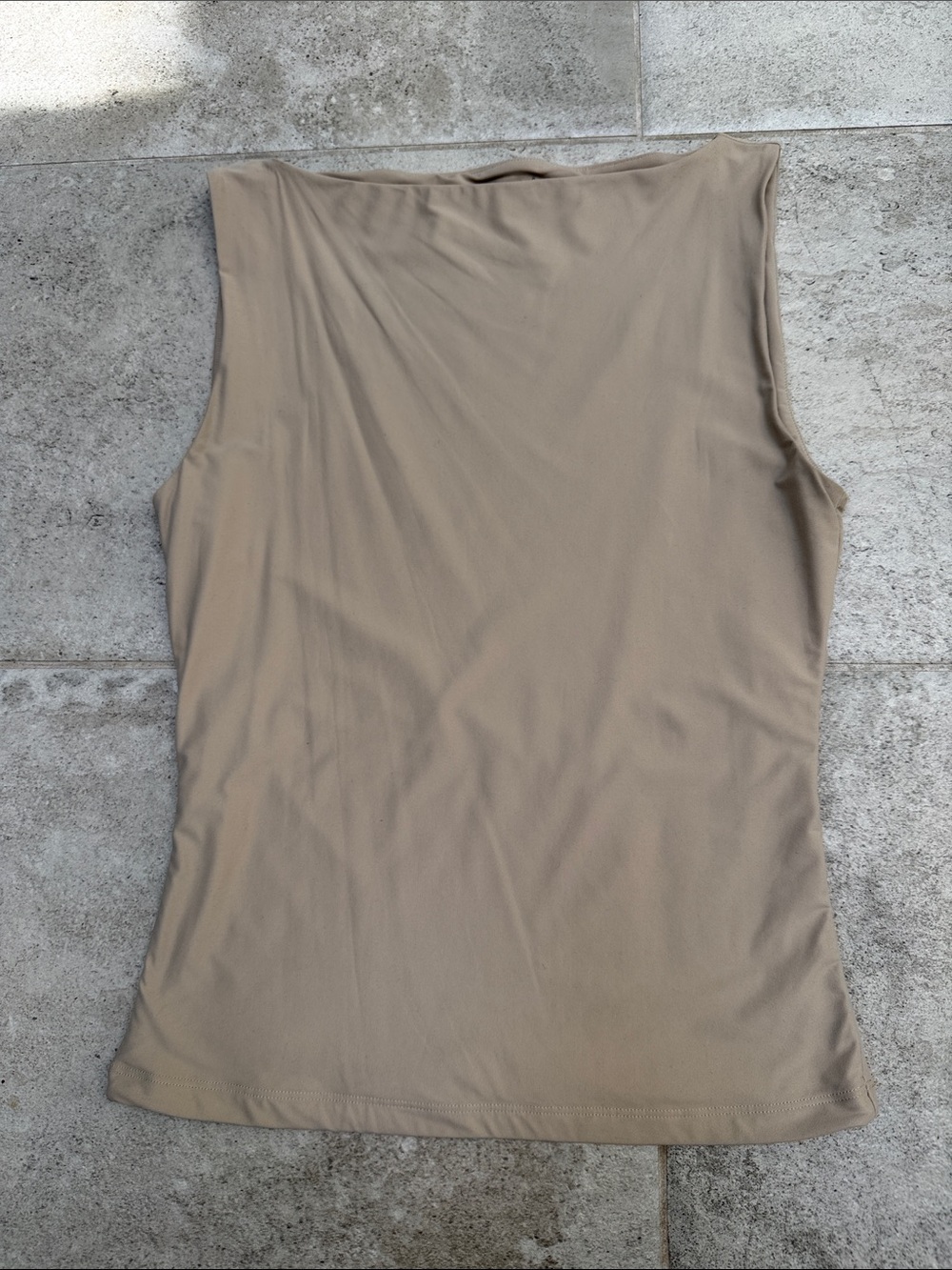 Abercrombie & Fitch Neutral Taupe Sleeveless Tank